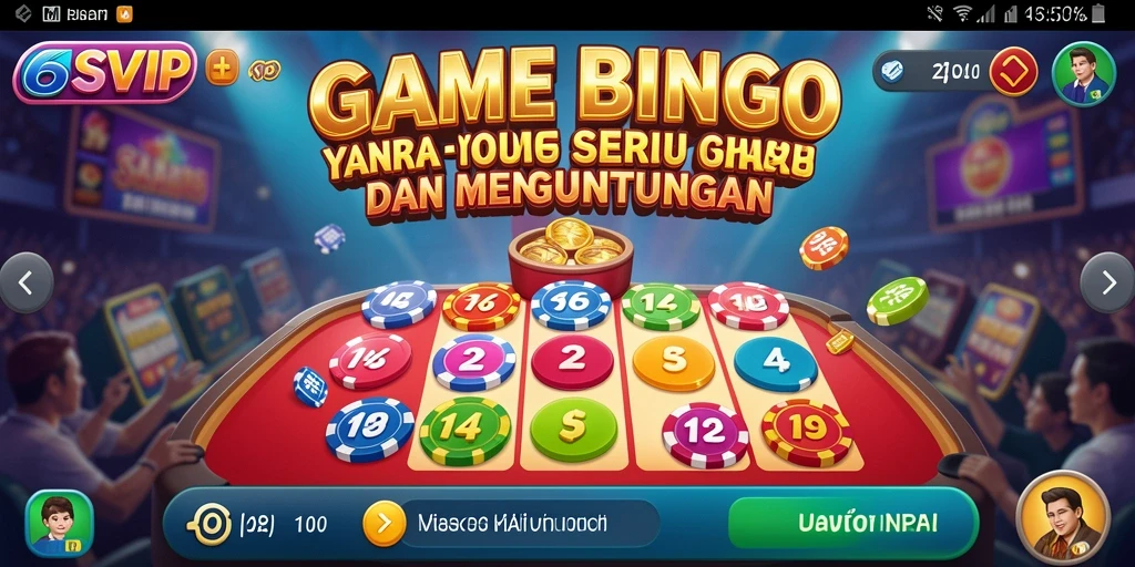 Tangkapan layar gameplay Bingo 6SVIP yang mendebarkan.