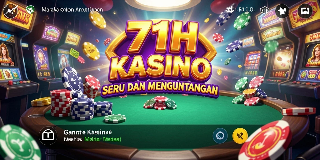 Tampilan menarik dari gameplay 71H yang penuh aksi Kasino.