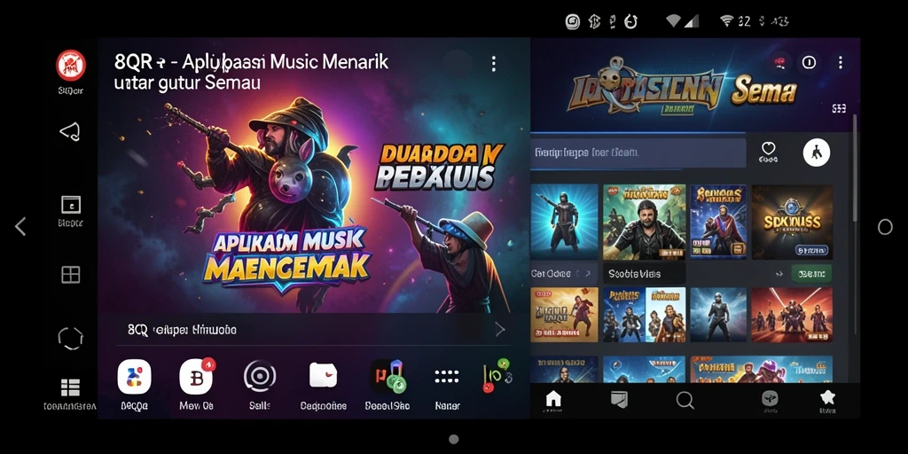 Tampilan gameplay 8QR yang interaktif dan menarik.