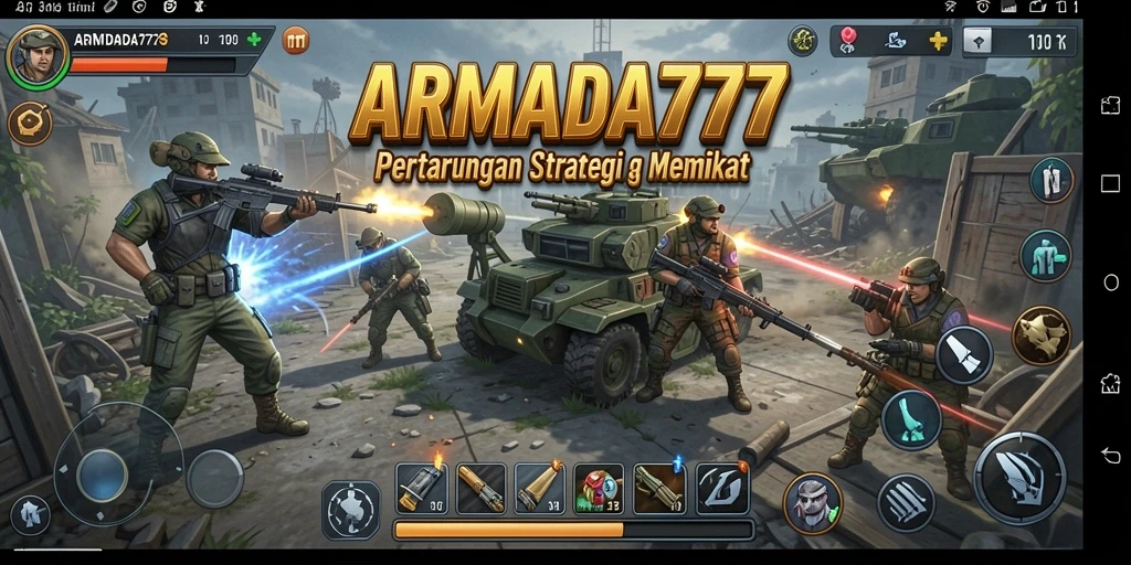 Tampilan gameplay menegangkan di ARMADA777 dengan momen strategi yang mendebarkan.
