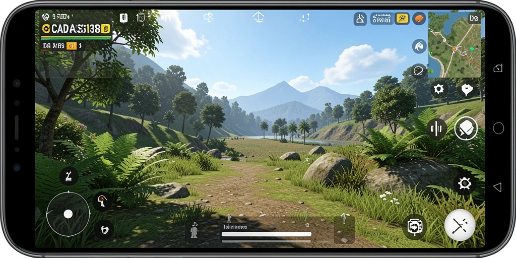 Tampilan gameplay yang mendalam dalam CADAS138.