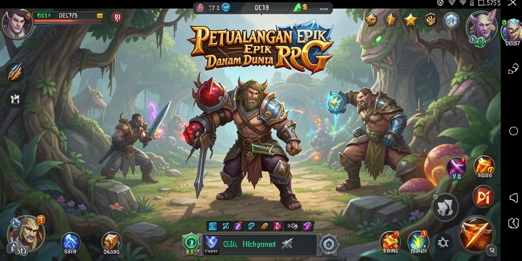Tangkapan layar DELTA575 menampilkan aksi pertempuran yang menegangkan dalam dunia RPG.
