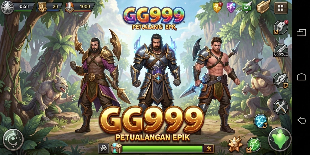 Tampilan gameplay RPG yang seru dan mendebarkan di GG999.