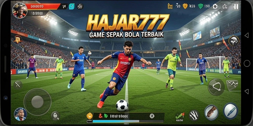 Tampilan luar biasa dari gameplay <strong>HAJAR777</strong> yang menampilkan aksi lapangan.