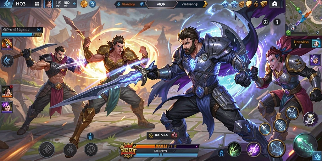 Gameplay seru HO3 dengan pertarungan tim yang sengit.