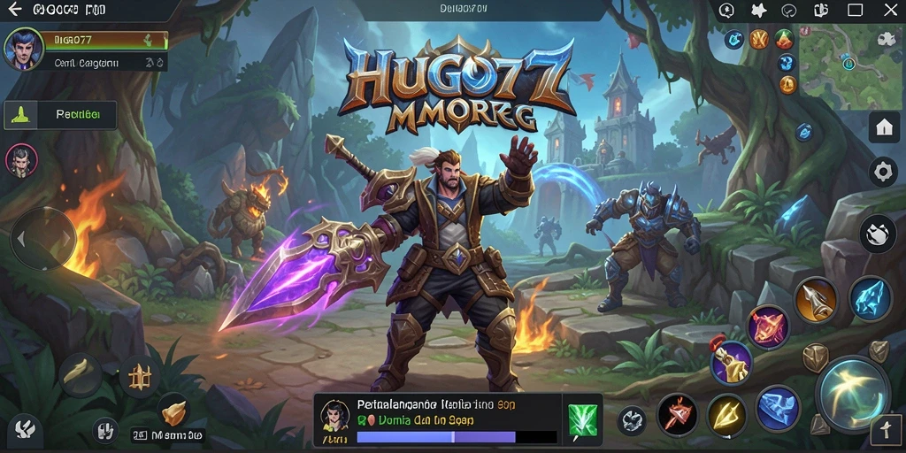 Tampilan gameplay HUGO77 yang mendebarkan dan interaktif.