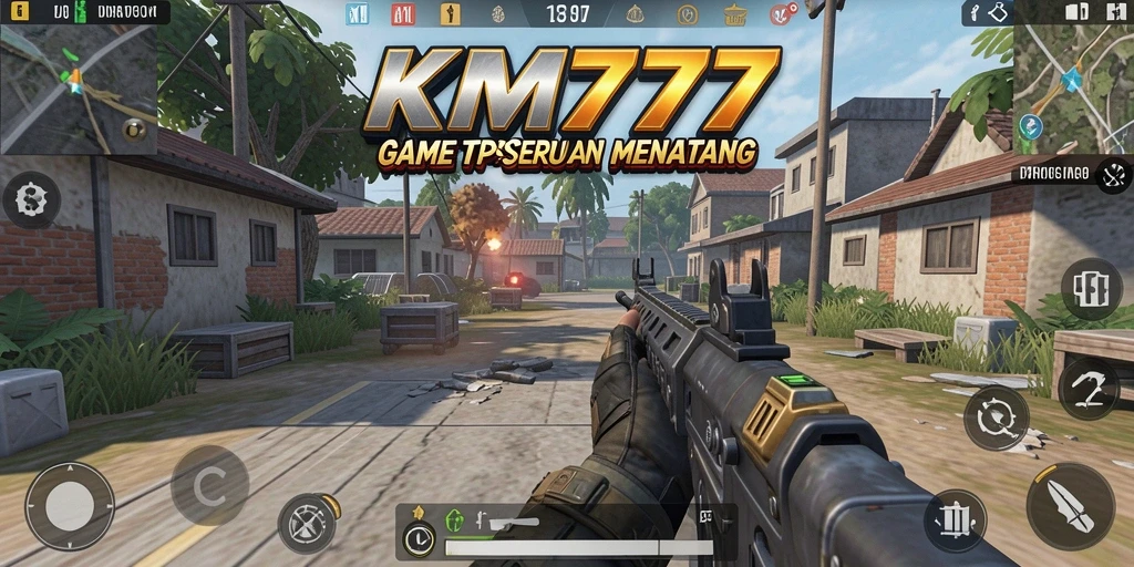 Tampilan gameplay KM777 menampilkan aksi TPS yang mendebarkan.