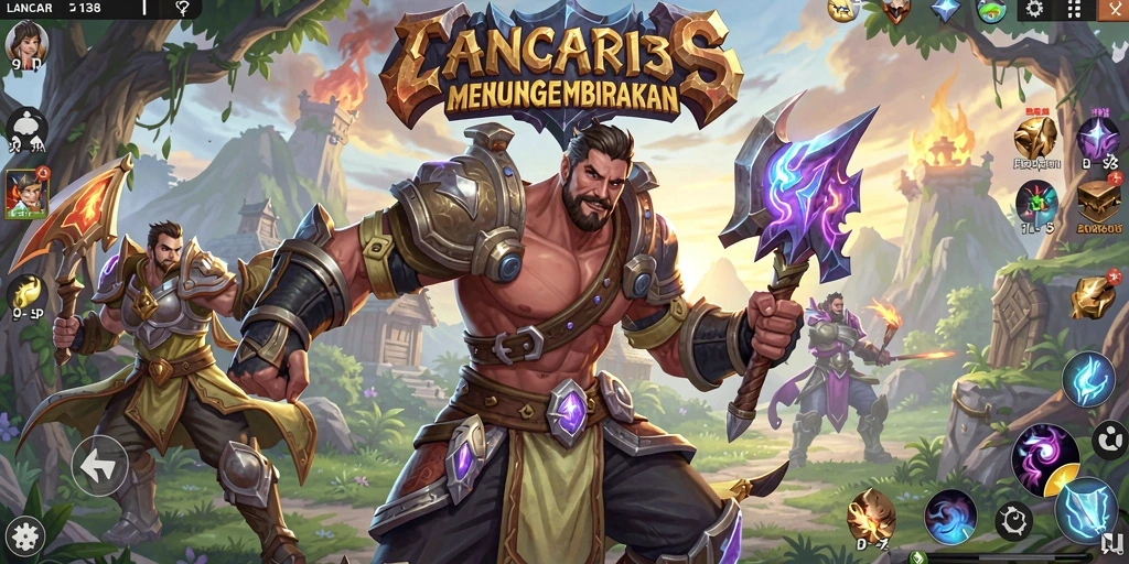 Tampilan menarik dari gameplay ARPG LANCAR138 yang penuh aksi.