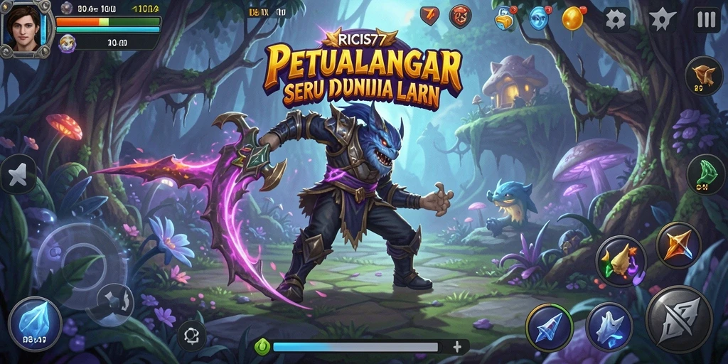 Gameplay seru dalam dunia petualangan yang luas dan penuh tantangan.