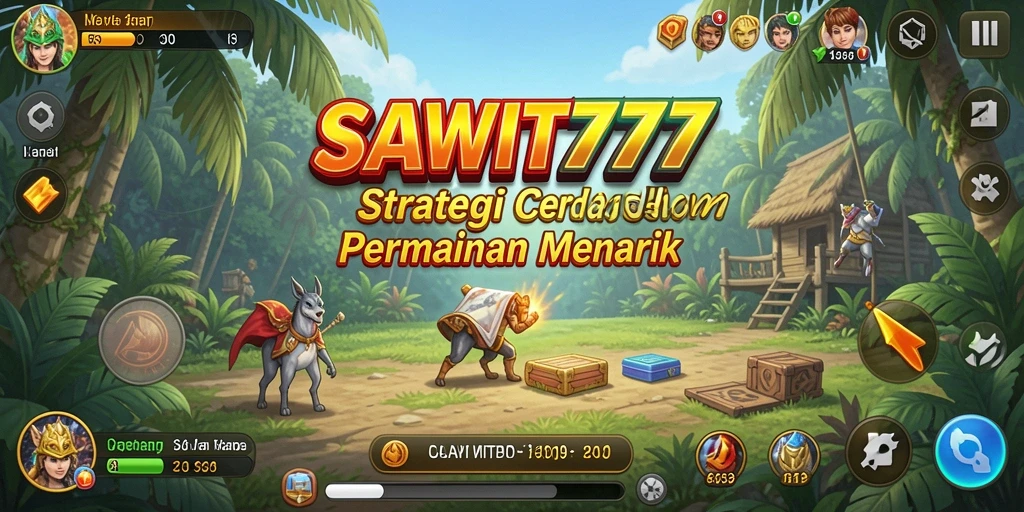 Tampilan gameplay menarik dari SAWIT777 dengan elemen strategi.
