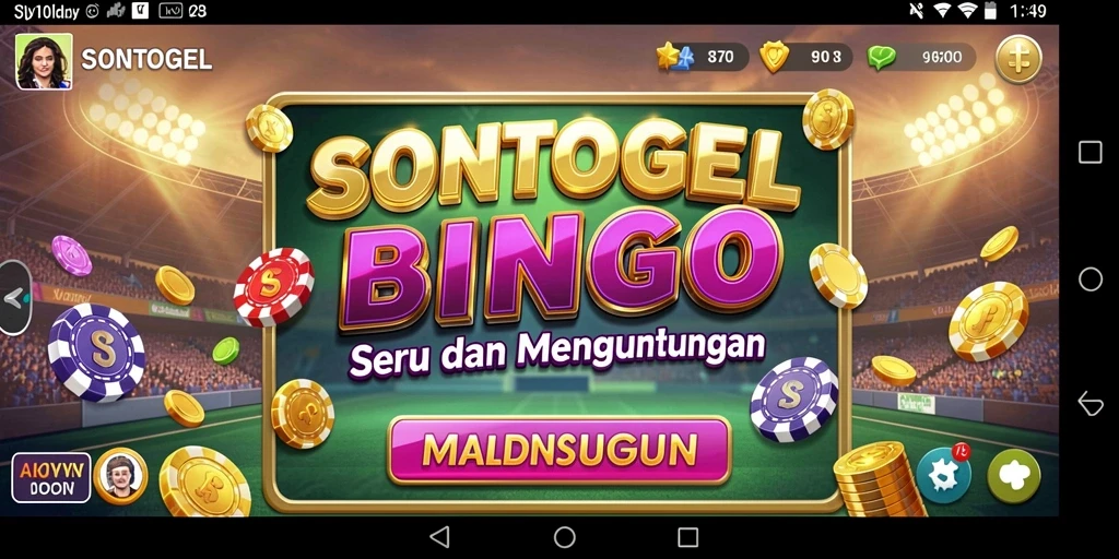 Tampilan gameplay SONTOGEL yang seru dan interaktif.