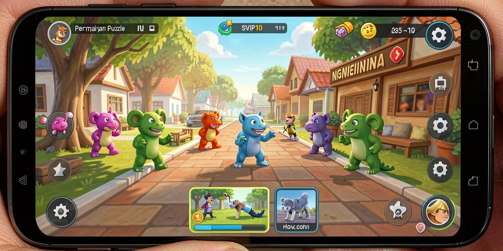 Tampilan gameplay SVIP10 yang menarik dengan berbagai puzzle menantang.