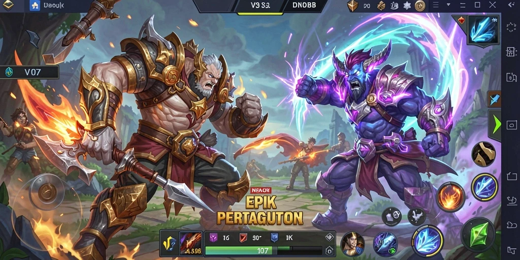 Gameplay seru dan strategis di V07.
