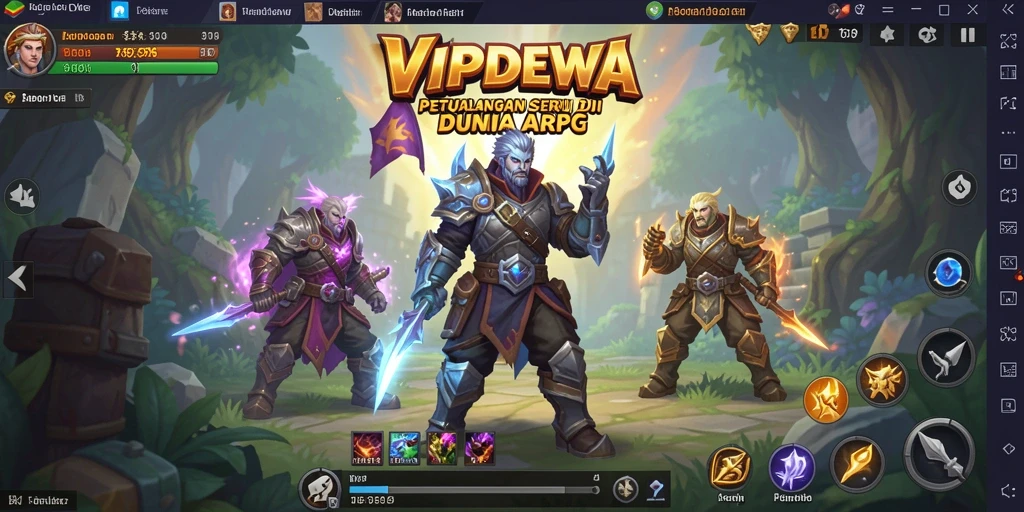 Screenshot gameplay VIPDEWA dengan aksi seru dan petualangan mendebarkan.
