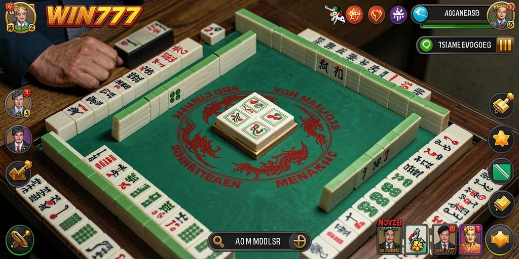 Gameplay seru WIN777 dengan teman-teman dalam permainan Mahjong.
